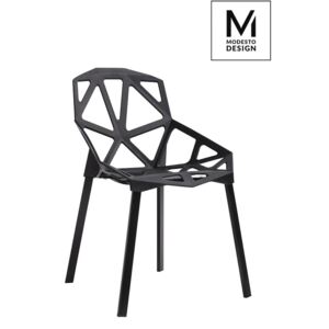 Krzesło Split Mat (czarne) Modesto