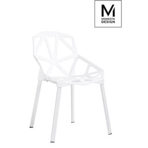 Krzesło Split Mat (białe) Modesto