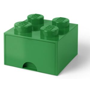 Zielony pojemnik z szufladą LEGO®