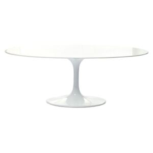 Stół Fiber owal 200-120 biały z włókna szklanego