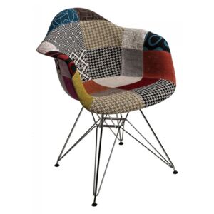 Krzesło P018 DAR D2 patchwork kolorowe