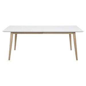 Stół rozkładany 75x200x100 cm Actona Century biało-brązowy