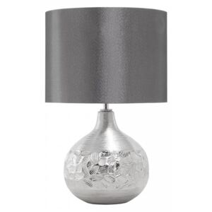 Nowoczesna lampka nocna - lampa stojąca w kolorze srebrnym - Benussi
