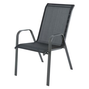 SELSEY Krzesło ogrodowe Passol czarne