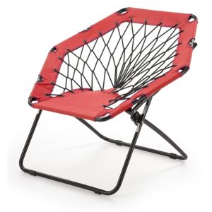 SELSEY Krzesło składane Xordos czerwone