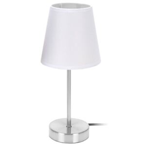 Lampa nocna stołowa QUBUSS, biała, 32x18 cm