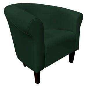 Fotel Milo D6 zielony nogi 15 venge