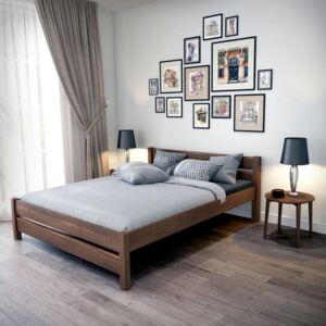 Łóżko Sawana Buk Bez opcji dodatkowych Bez szuflady 160x200 cm 160x200 cm SENPO