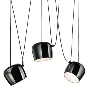Lampa wisząca EYE 3 czarna - LED, aluminium