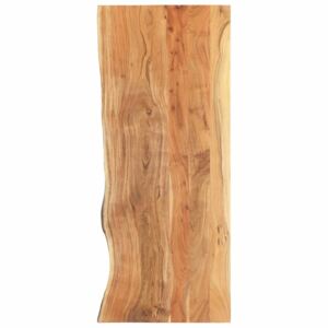 Blat łazienkowy, lite drewno akacjowe, 140 x 55 x 3,8 cm