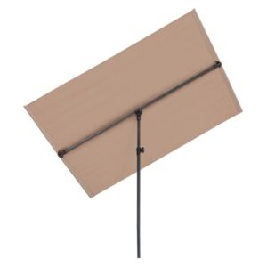 Blumfeldt Flex-Shade L, parasol przeciwsłoneczny, 130 x 180 cm, poliester, UV 50, szarobrązowy