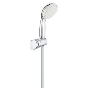 GROHE Tempesta 100 zestaw prysznicowy chrom zawiera: prysznic ręczny (27597001), regulowany uchwyt ścienny (27595000), wąż prysznicowy Relexaflex 1750