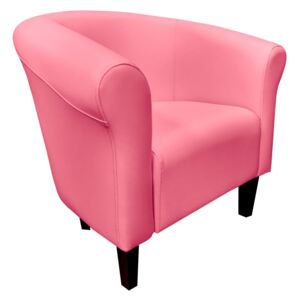 Fotel Milo D26 różowy nogi 15 venge