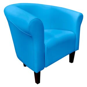 Fotel Milo D25 niebieski nogi 15 venge