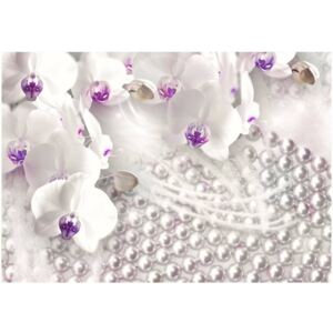 Fototapeta HD: Perłowe białe kwiatki, 100x70 cm