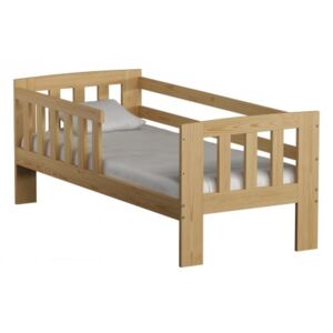Łóżko drewniane dziecięce ALA 70x140 kolor sosna