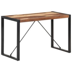 Stół jadalniany, 120x60x75, lite drewno o wyglądzie sheesham