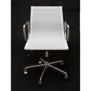Fotel biurowy CH1171T biała siateczk,chr - Biały