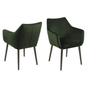 Krzesło Nora VIC Forest Green - Zielony