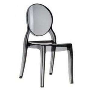 Krzesło Mia black transp