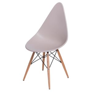 Krzesło Rush DSW beżowe - Beżowy \ Drewno buk