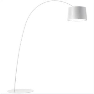 Lampa podłogowa CLEO biała - włókno węglowe, metal - Biały