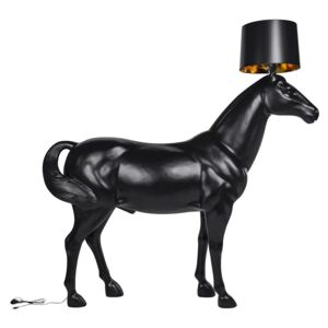 Lampa podłogowa KOŃ HORSE 1 UP czarna - włókno szklane - KOŃ HORSE 1 UP