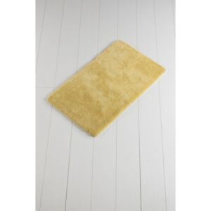 Żółty dywanik łazienkowy Minto Duratto, 100x60 cm