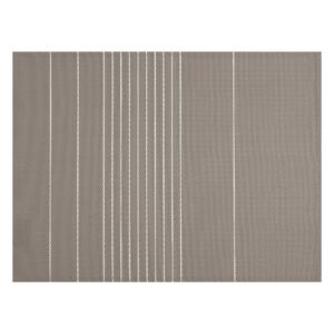 Brązowoszara mata stołowa Tiseco Home Studio Stripe, 45x33 cm