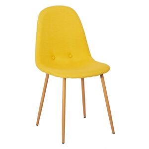 Zestaw 2 żółtych krzeseł loomi.design Lissy