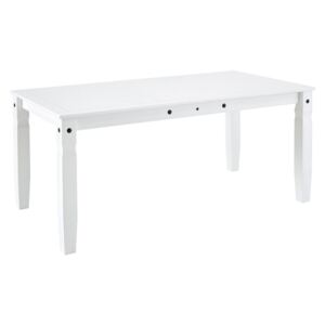 Biały stół z litego drewna sosnowego Støraa Alfredo, 92x178 cm
