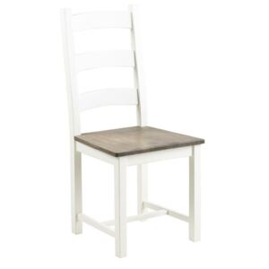 Krzesło LYON białe-naturalne