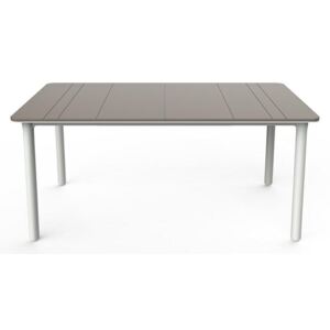 Stół NOA piaskowy-biały 160x90