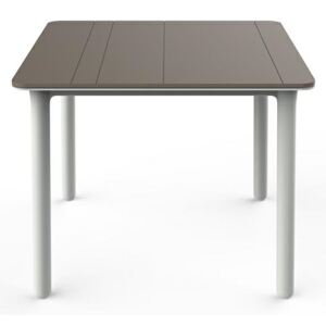 Stół NOA piaskowy-biały 90x90