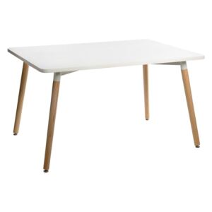 Stół COPINE 160x90 cm biały-naturalny