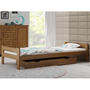 Łóżko drewniane Prima 90x200 eko dąb