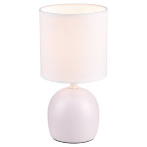 CMI Lampka stołowa ceramiczna różowa 1x40 W E14
