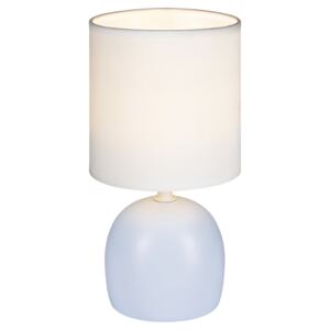 CMI Lampka stołowa ceramiczna niebieska 1x40 W E14