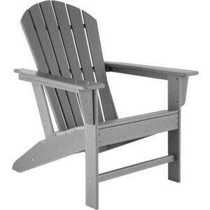 Tectake 403792 krzesło ogrodowe janis - szary