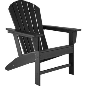 Tectake 403790 krzesło ogrodowe janis - czarny