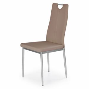 SELSEY Krzesło tapicerowane Gradna cappucino