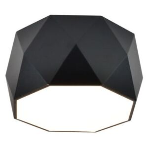 MCODO :: Plafon LED MINIMALISMO w wersji SH oryginalna lampa o geometrycznym kształcie 34W czarny