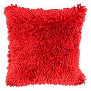 Poduszka Shaggy czerwona 40 cm x 40 cm