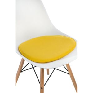 Poduszka na krzesło Side Chair żółta