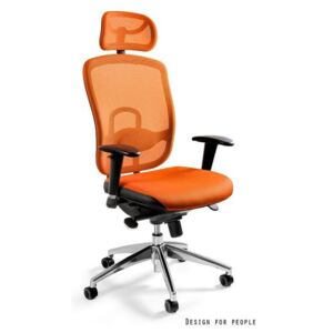 Fotel Biurowy Unique VIP pomarańczowy