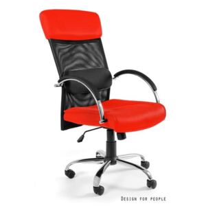 Fotel Biurowy Unique OVERCROSS czerwony