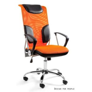 Fotel Biurowy Unique THUNDER pomarańczowy