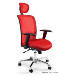 Fotel Biurowy Unique EXPANDER czerwony