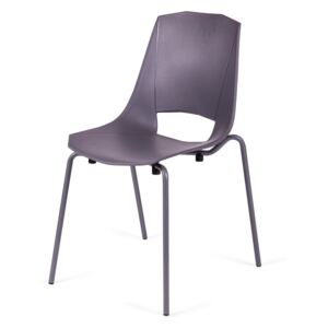 Krzesło EVVA szare polipropylen