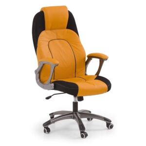 Fotel gabinetowy Halmar VIPER pomarańczowo-czarny